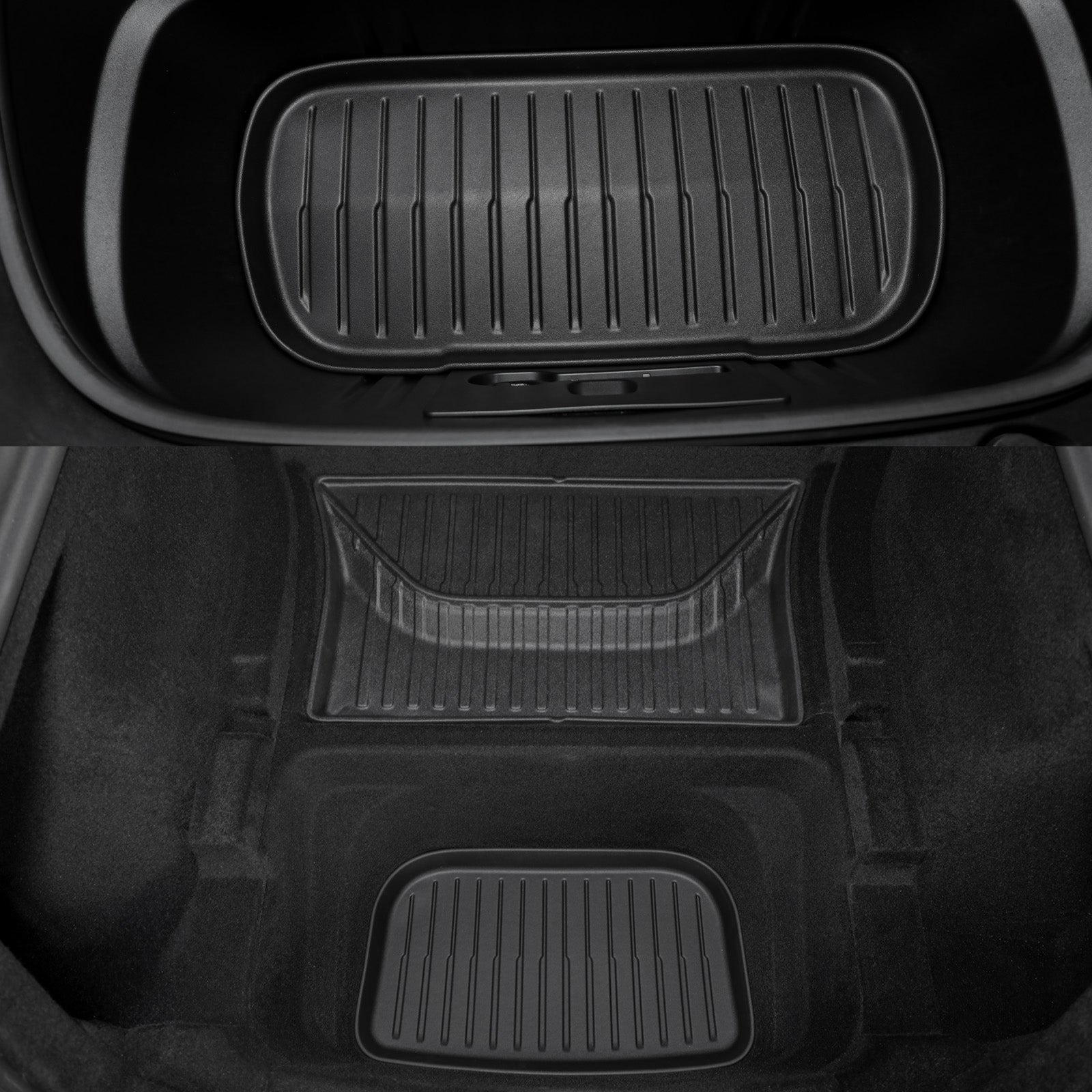 Tesla Model Y Silver Floor Mats & Accessories Kit