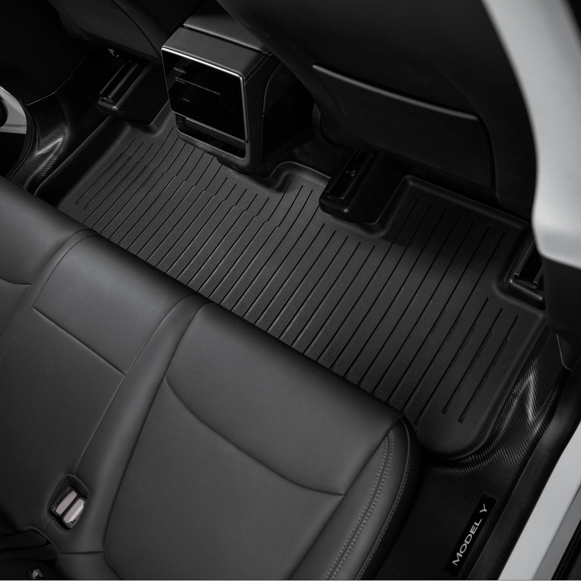 Tesla Model Y Silver Floor Mats & Accessories Kit